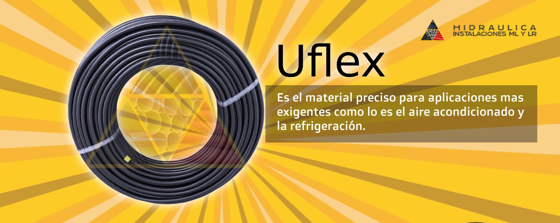 Tubo Uflex Para Aire Acondicionado Y Refrigeracion Hidraulica Instalaciones Ml Y Lr Uflex