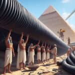 Egipcios Instalando Tubo Corrugado Para Drenaje 001 Hidraulica Inslataciones MlyLr