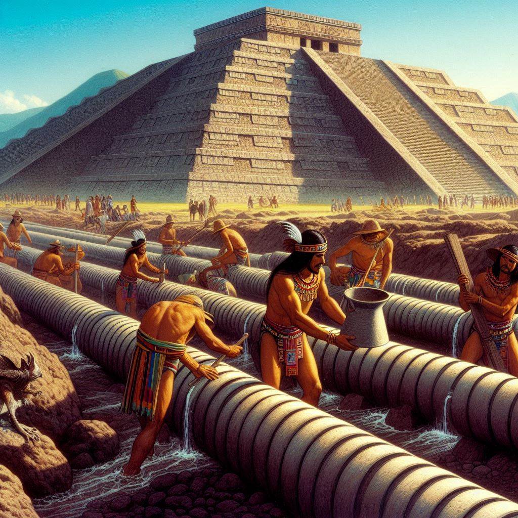 Sistema De Drenaje En Teotihuacan 002 Hidraulica Inslataciones MlyLr