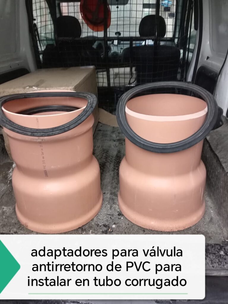 Adaptadores De Valvula Antiretorno Valvula Check Para Tubo Corrugado 00 Hidraulica Inslataciones MlyLr